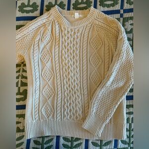 Crewcuts cotton cable knit sweater 10